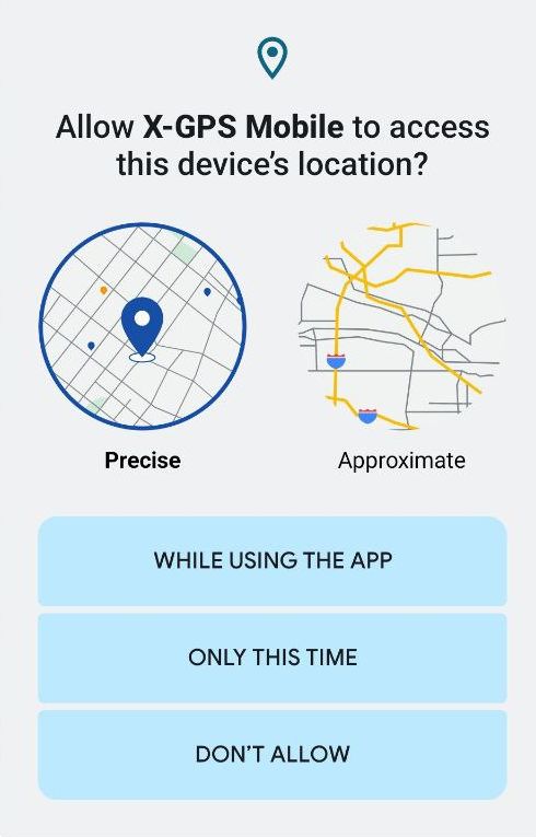 Permission prompt