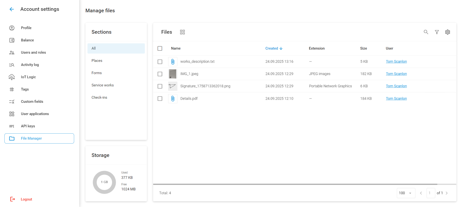File manager